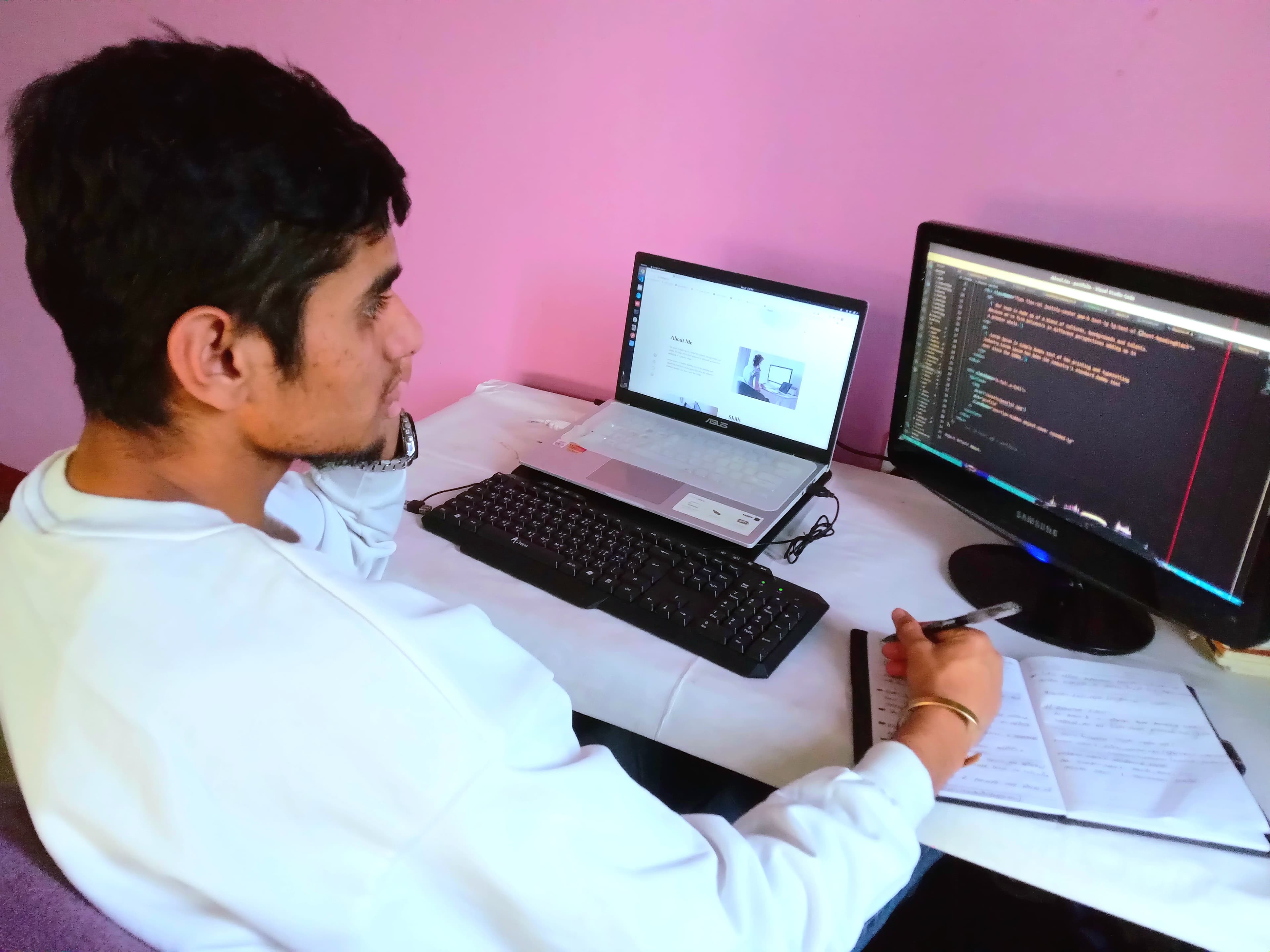 Bijay Subedi working as a Senior Frontend Engineer